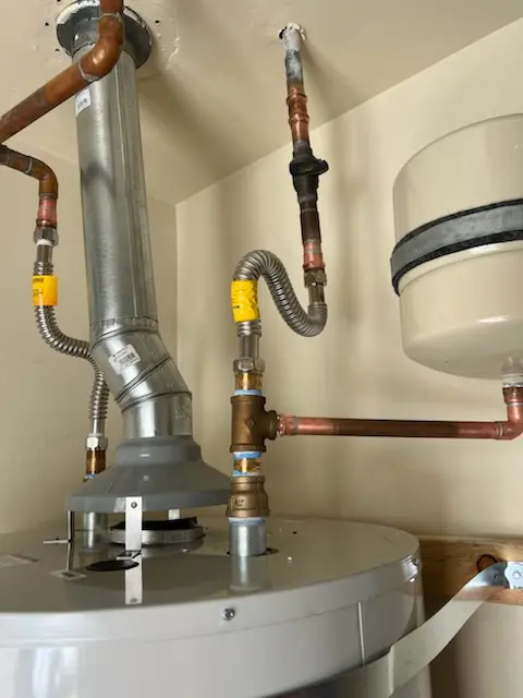 Water heater installation and plumbing repair in Brookshyre Woods